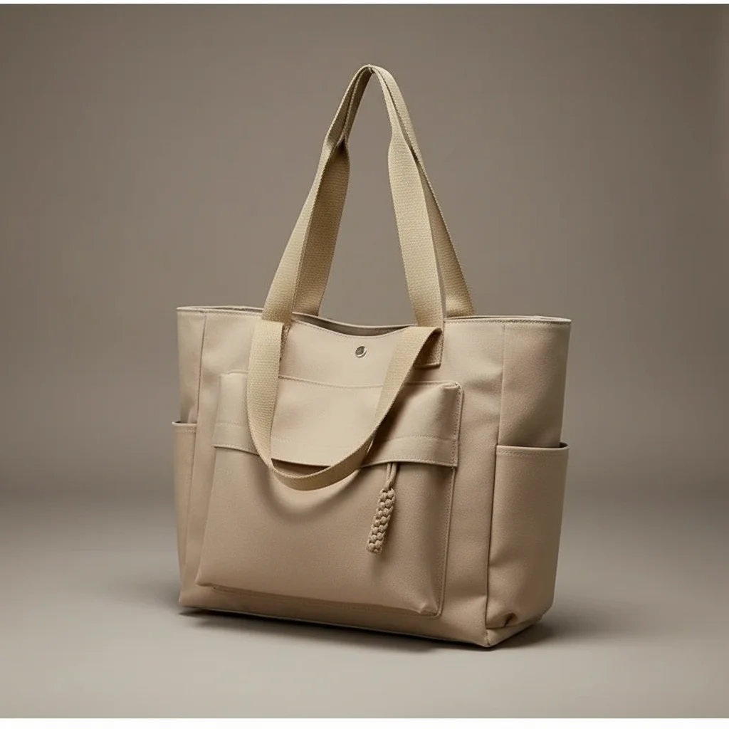 Sac lycéenne toile grande capacité - Vue 1 - sac lycéenne