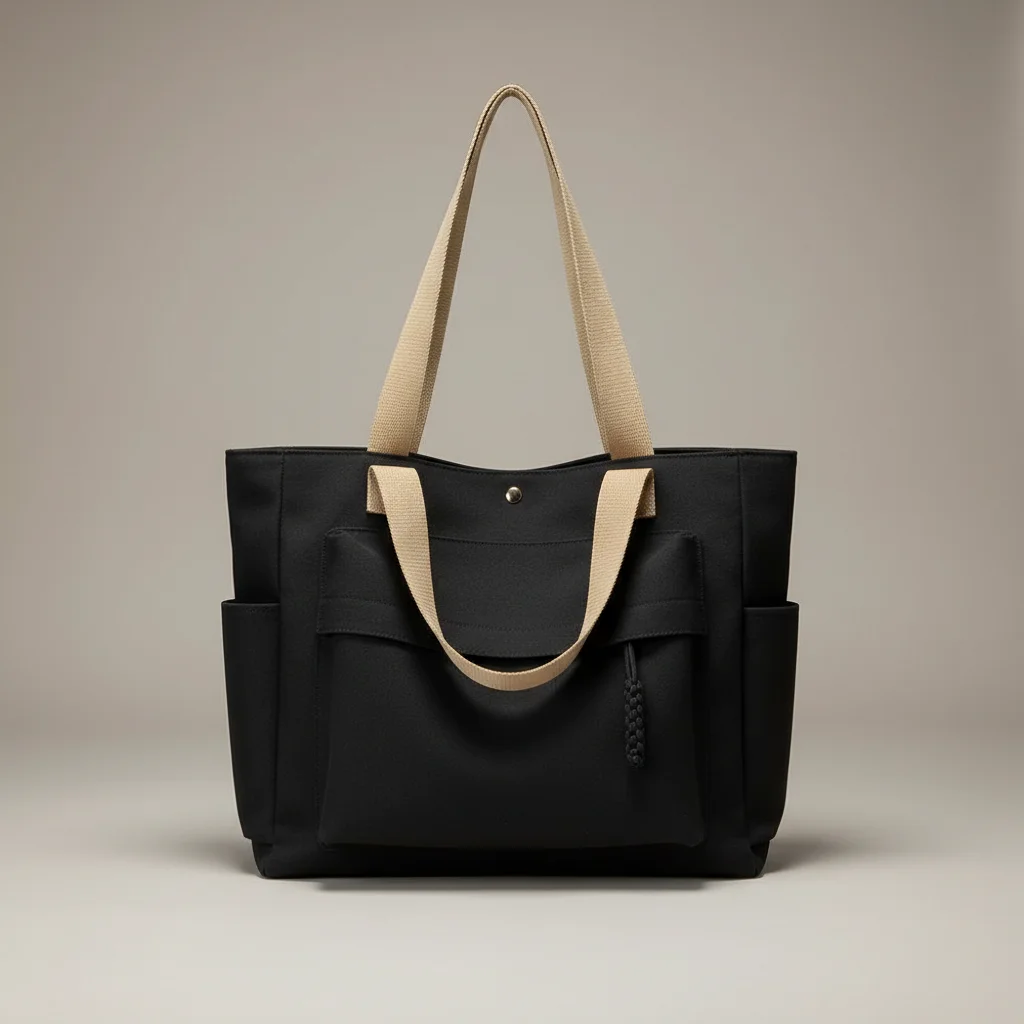 Sac lycéenne toile grande capacité - Vue 3 - sac lycéenne