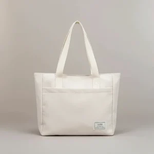 sac lycéenne toile minimaliste 15 pouces - Vue 1 - sac lycéenne