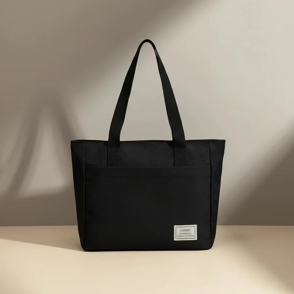 sac lycéenne toile minimaliste 15 pouces - Vue 7 - sac lycéenne