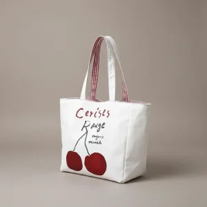 Sac lycéenne toile réversible motifs - Vue 1 - sac lycéenne